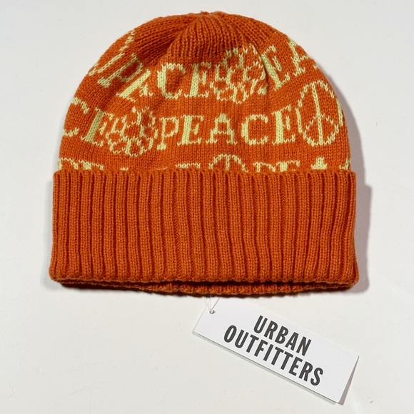 Urban Outfitters Accessories - Urban Outfitters PEACE Knit Beanie